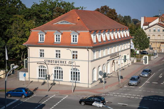 Firmengebäude in der Rathenower Straße Firmengebäude in der Rathenower Straße