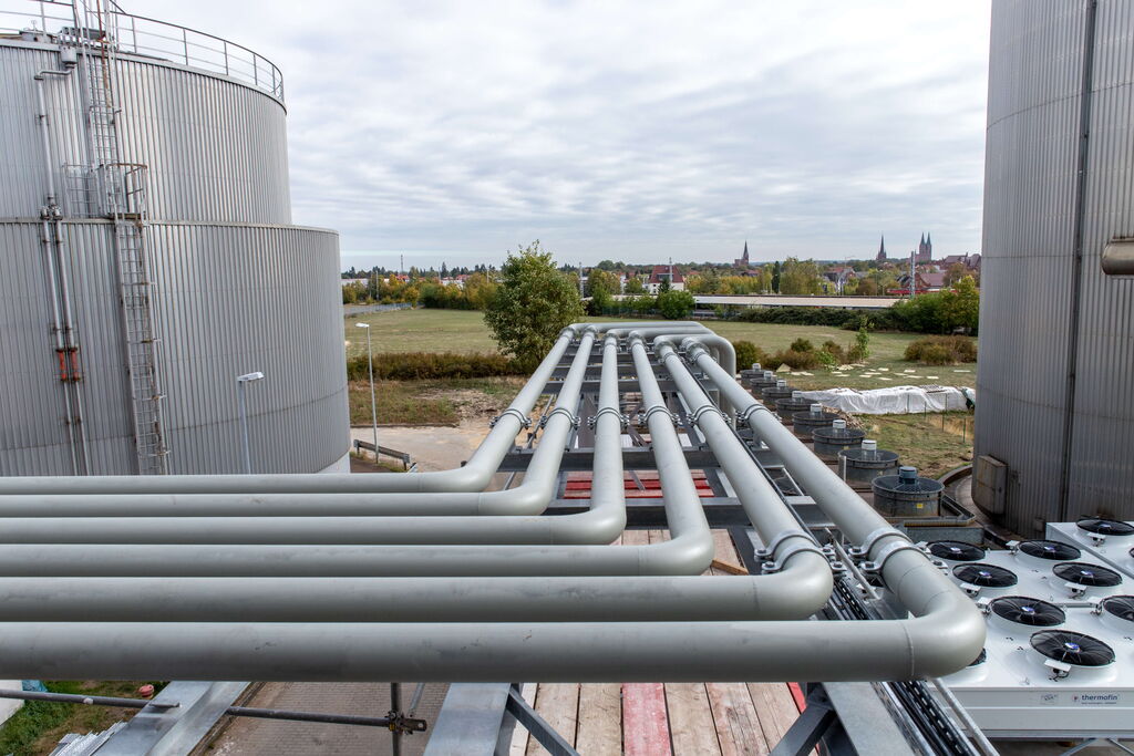 Fernwärmeleitungen