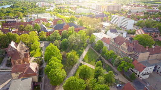 Luftbild Mönchskirchhof Stendal